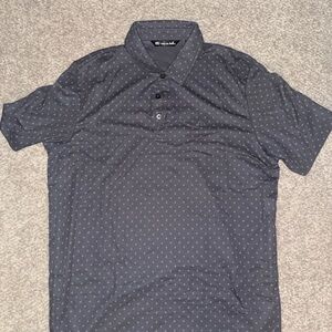 Travis Mathew Men's Gray Printed Polo